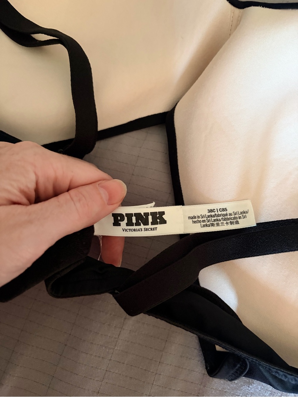 PINK Victoria's Secret Black Wireless Smooth Bra - Picture 2 of 3
